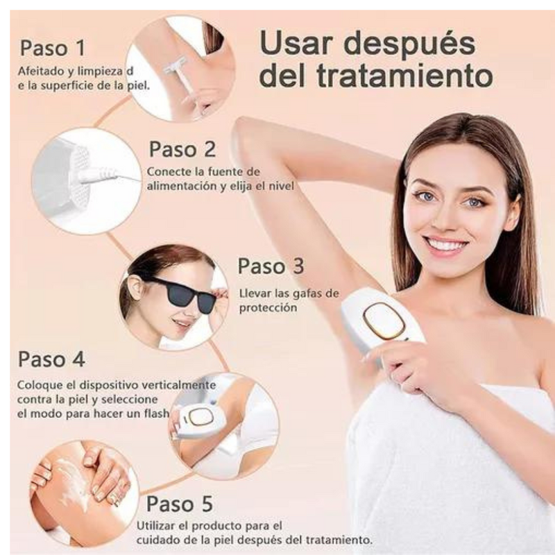 Depiladora De Luz Pulsada Laser Ipl Prof