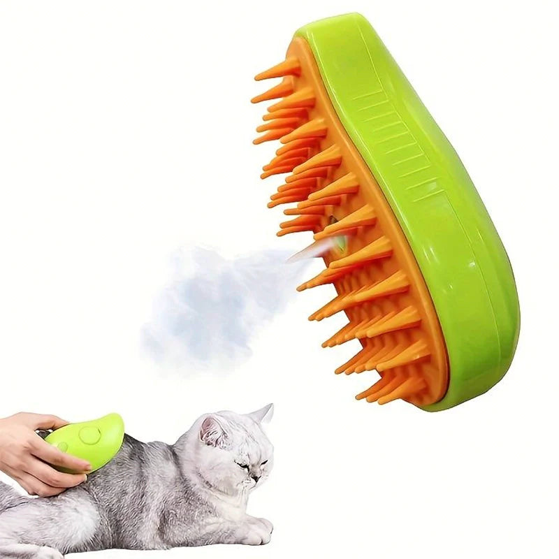 CEPILLO VAPOR 3 EN 1 PARA GATOS Y PERROS